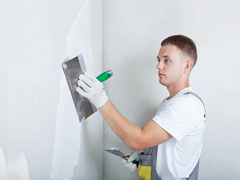 Wall preparation for wallpaper installation