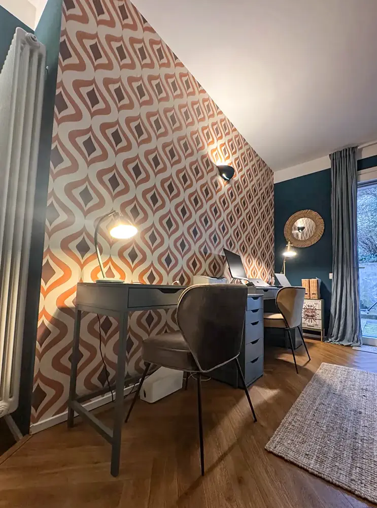 Wallpapering in Office
