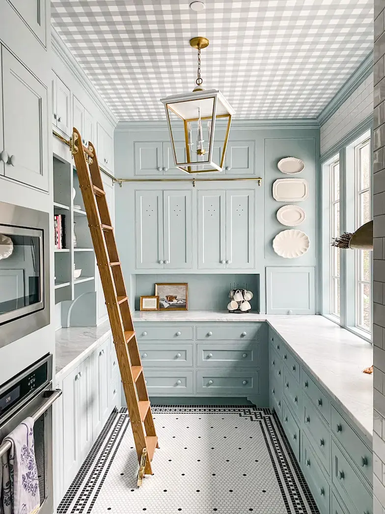 Wallpaper Installation on the Ceiling