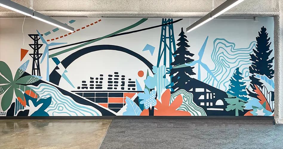 Commercial Wallpaper Installation