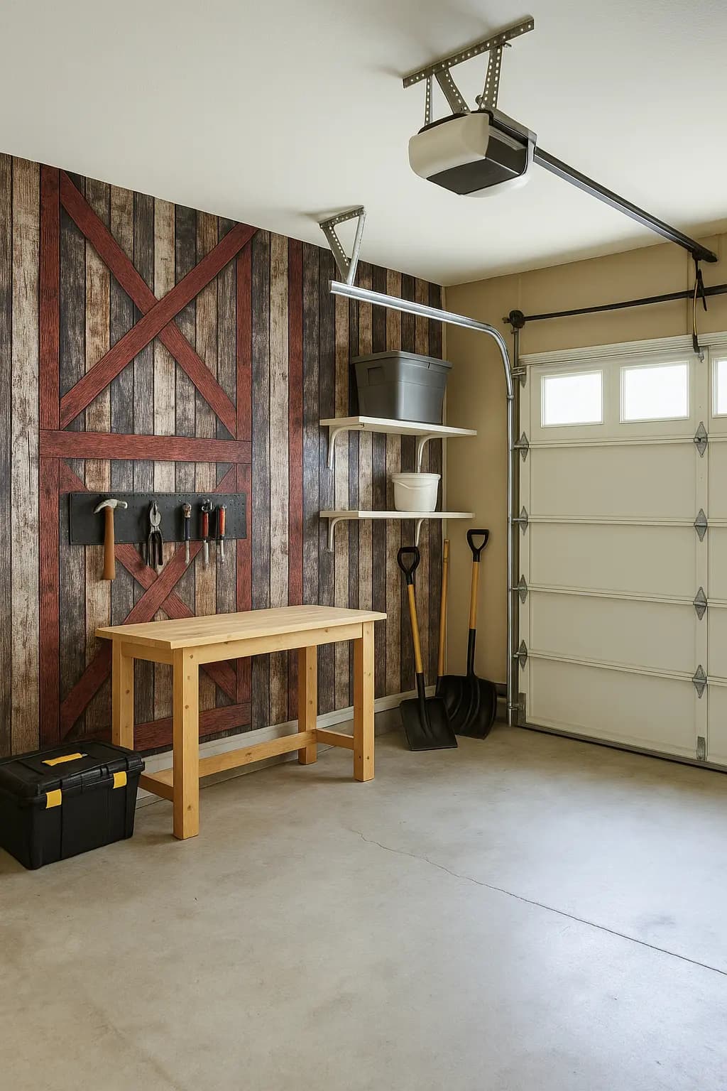 Garage wallpaper application