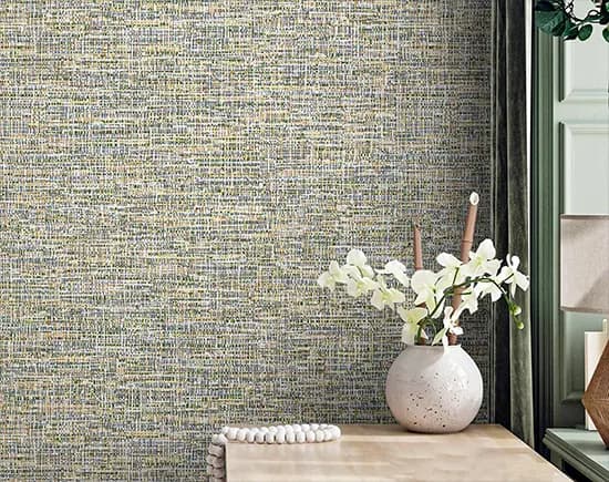 Textile Wallpaper Installation