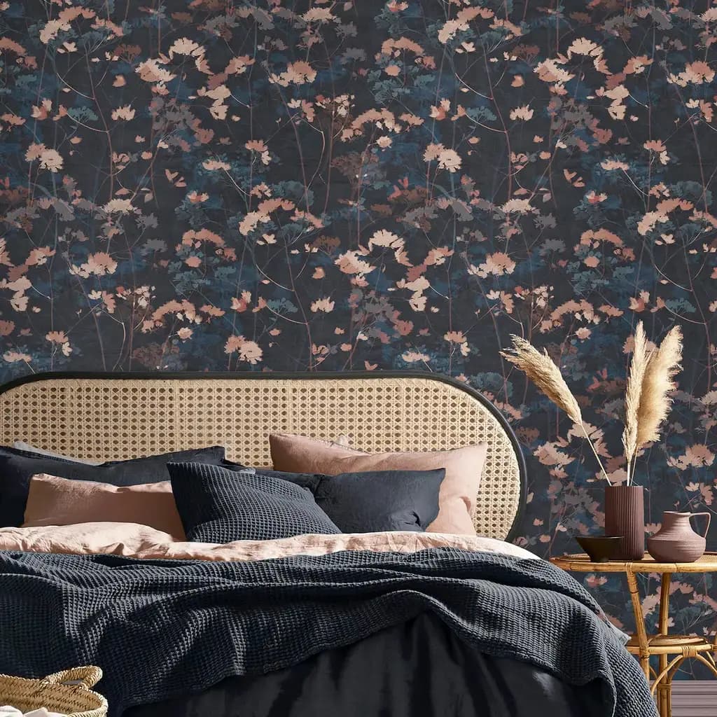 Traditional wallpaper installation in San Diego