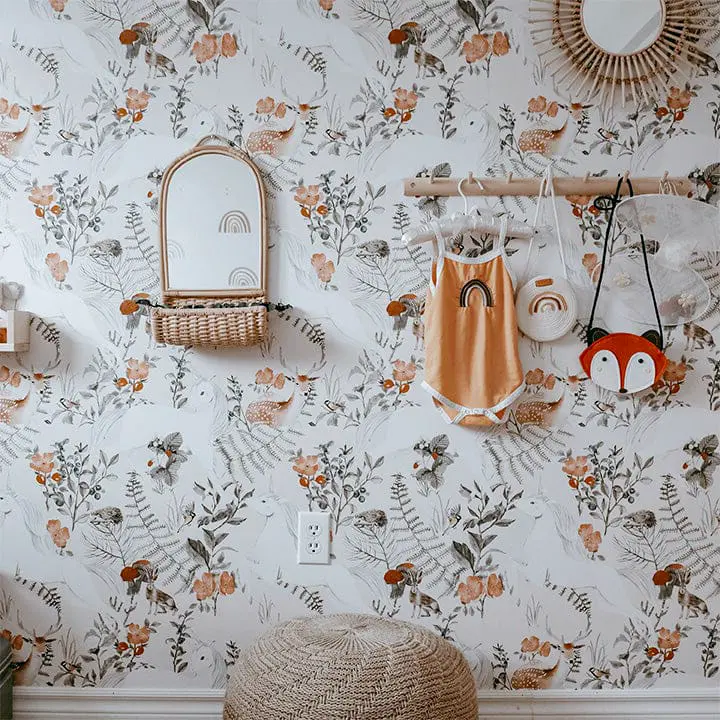Peel and Stick Wallpaper Installation