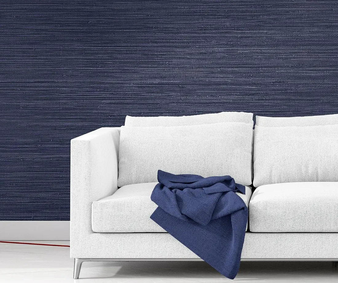 Wallpaper installation in a San Diego home