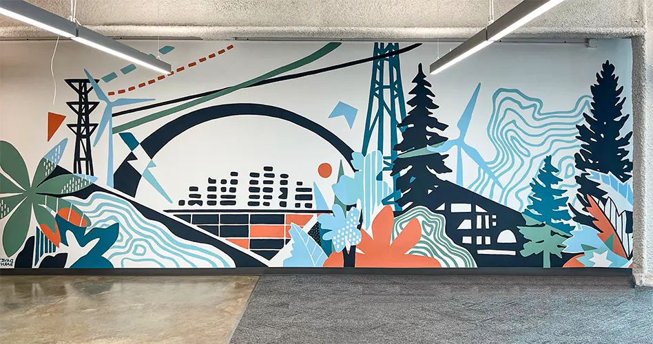 Commercial Wallpaper Installation